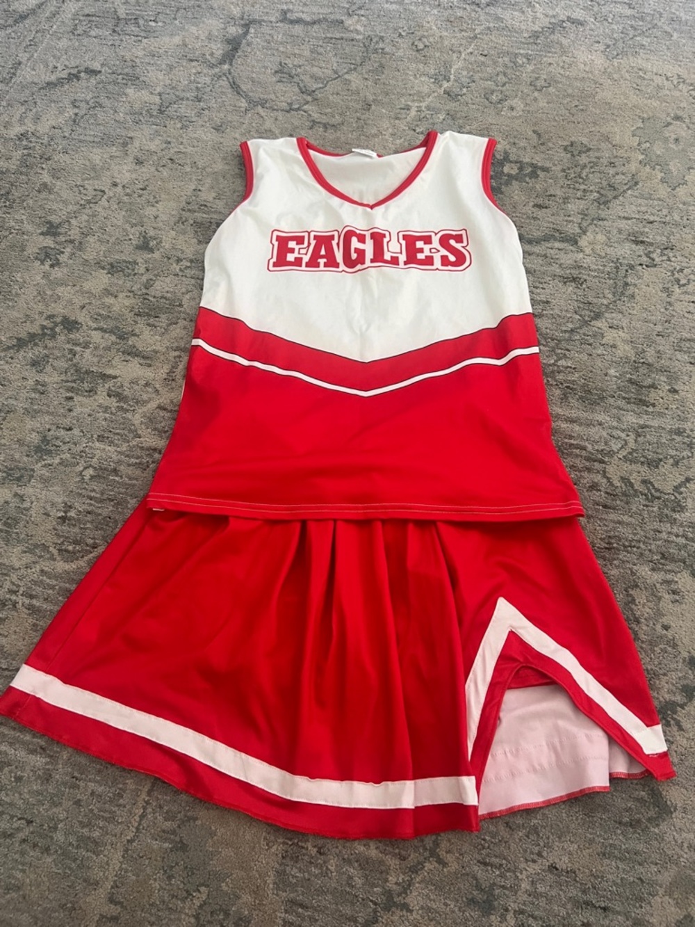 Soffe Red & White Eagles Cheer Tank